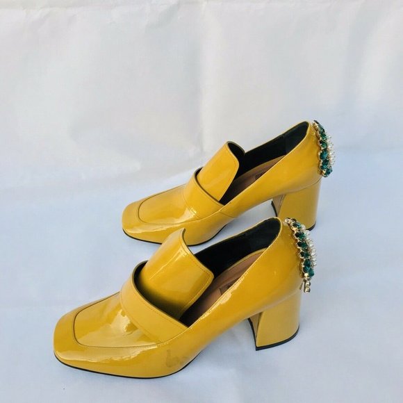 COLIAC Embellished Leather Kate Crystals Heels - Picture 7 of 9